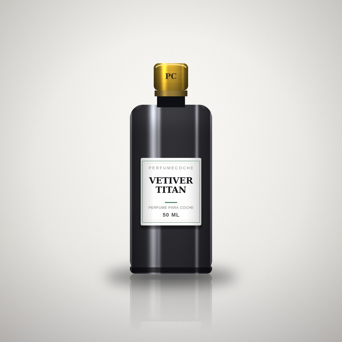 Perfume para coche Vetiver Titan, fragancia amaderada seca